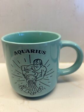 Aquarius Zodiac Ceramic Mug - Seafoam Green by Wild Sage